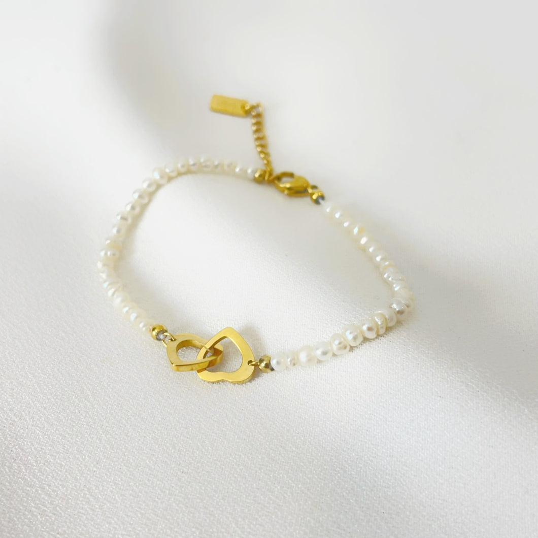 Bracelet CURVE - perles d’eau douce